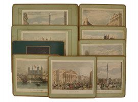 MID CENT COASTERS WITH LONDON ARCHITECTURE PRINTS